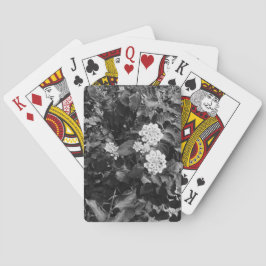 Nostalgisch bloementhema pokerkaarten