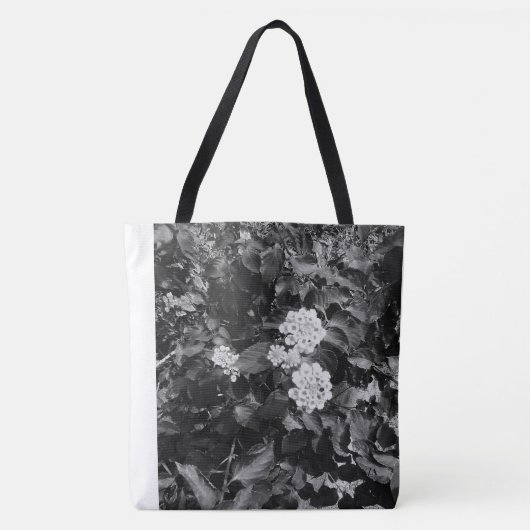 Nostalgisch bloementhema tote bag (Voorkant)