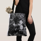 Nostalgisch bloementhema tote bag (Dichtbij)