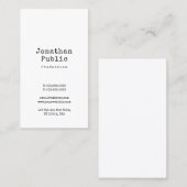 Nostalgisch design stijlvolle, platte Retro Profes Visitekaartje (Voorkant / Achterkant)