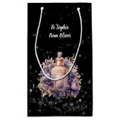 Nostalgisch en luxe Vrolijk Kerstfeest Klein Cadeauzakje (Achterkant)