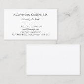 Nostalgisch, en oud Visitekaartje met fashioned (Voorkant / Achterkant)