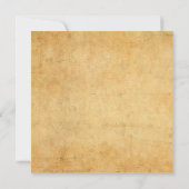 Nostalgisch gekalligrafeerd monogram  Sjabloon (Achterkant)