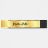 Nostalgisch gekalligrafeerd script Elegant Faux Go Deurbordje (Voorkant)