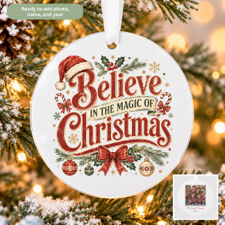 Nostalgisch geloof in de magie van Kerstmis Ornament