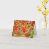 nostalgisch harsen kaart (Gele Bloem)