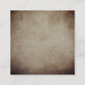 Nostalgisch Historisch overzicht designluxe Vierkante Visitekaartje (Achterkant)