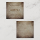 Nostalgisch Historisch overzicht designluxe Vierkante Visitekaartje (Voorkant / Achterkant)