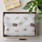 Nostalgisch ijssalon Verjaardagsfeest Tissuepapier (Geschenk)