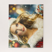 Nostalgisch kerstfeest legpuzzel (Verticaal)