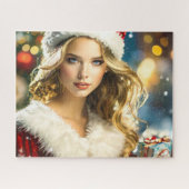 Nostalgisch kerstfeest legpuzzel (Horizontaal)