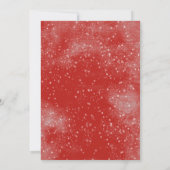 Nostalgisch kerstfeest met kerstboom kaart (Achterkant)