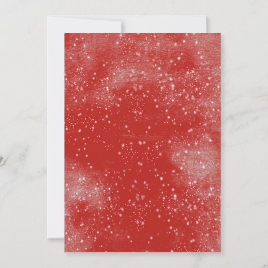 Nostalgisch  kerstfeest met kerstboom kaart (Achterkant)