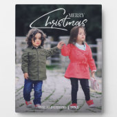 Nostalgisch kersttijdschrift Holiday Tabletop Plaq Fotoplaat (Voorkant)