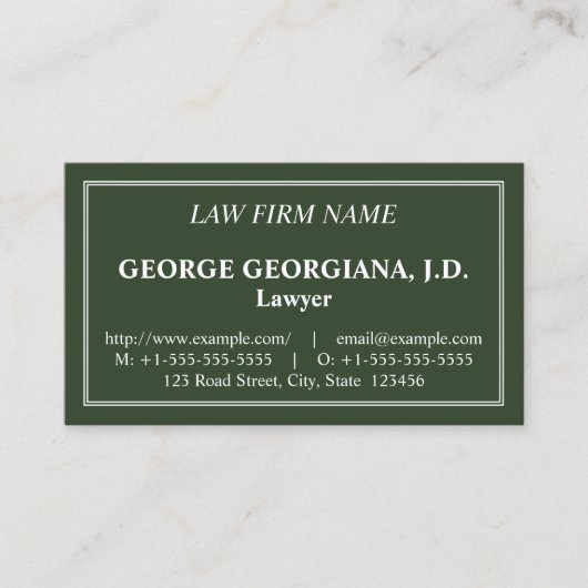 Nostalgisch, klassiek en traditioneel Visitekaartj Visitekaartje (Voorkant)