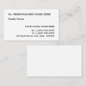 Nostalgisch, Klassiek Visitekaartje (Voorkant / Achterkant)