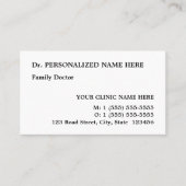 Nostalgisch, Klassiek Visitekaartje (Voorkant)