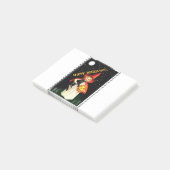 Nostalgisch Meisje, Jack-o'-lantern en Kat Post-it® Notes (Schuin)