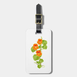 Nostalgisch nasturtium bagagelabel