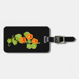 Nostalgisch nasturtium bagagelabel