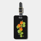 Nostalgisch nasturtium bagagelabel (Voorkant verticaal)