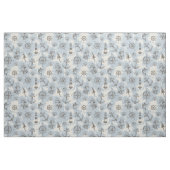 Nostalgisch nautisch blauw patroon stof (Yard (91,4 cm))