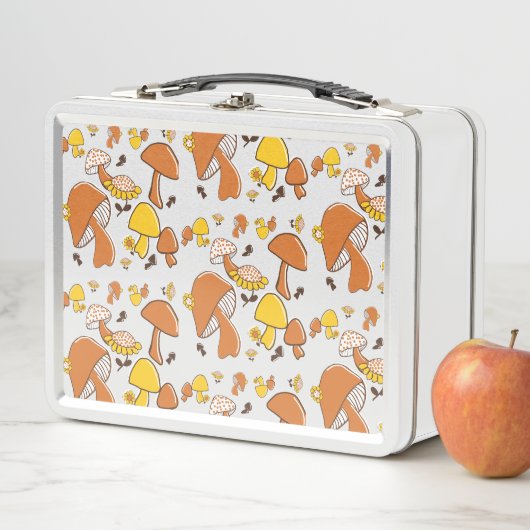 nostalgisch paddenstoelenpatroon (In situ)