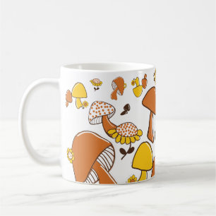 nostalgisch paddenstoelenpatroon koffiemok