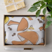 nostalgisch paddenstoelenpatroon tissuepapier (Geschenk)
