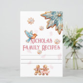 Nostalgisch peperkoek Familie Recept Boek Naamplaa (Staand voorkant)