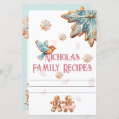 Nostalgisch peperkoek Familie Recept Boek Naamplaa (Voorkant / Achterkant)