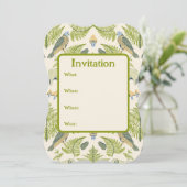 Nostalgisch platteland in Fris Groen en Geel Kaart (Staand voorkant)