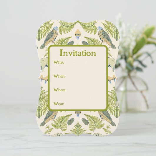 Nostalgisch platteland in Fris Groen en Geel Kaart (Staand voorkant)