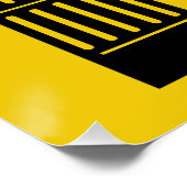 nostalgisch Poster van retro-luchtvaartmaatschappi (Hoek)