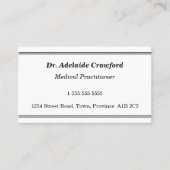 Nostalgisch, Professioneel Visitekaartje in de gez (Voorkant)