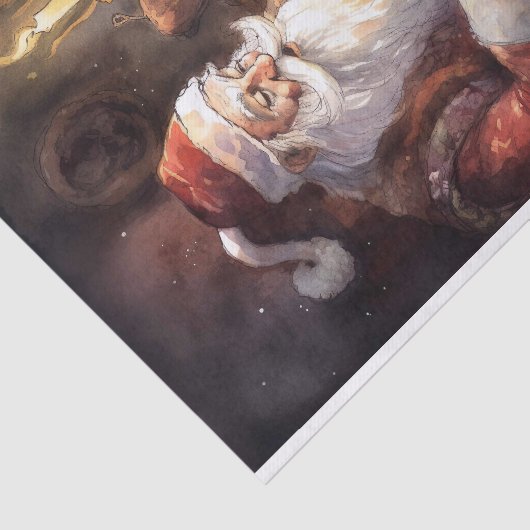 Nostalgisch Santa 3 Decoupage Papier (Detail)