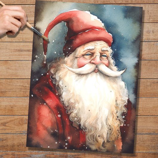 Nostalgisch Santa 7 Decoupage Papier