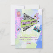 Nostalgisch Terug naar de jaren 90 Retro Verjaarda Bedankkaart (Voorkant)