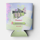 Nostalgisch Terug naar de jaren 90 Retro Verjaarda Blikjeskoeler (Voorkant)