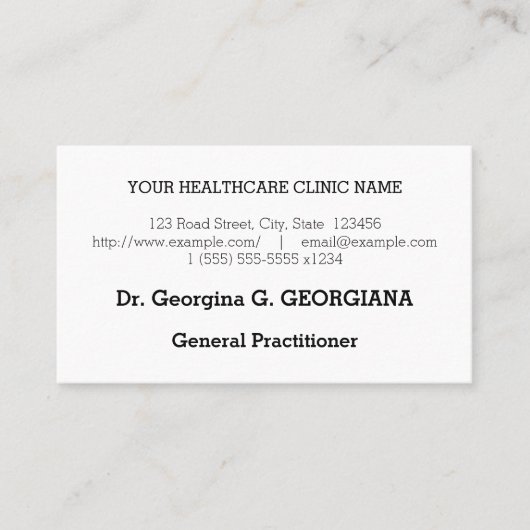 Nostalgisch, Traditioneel, en  Visitekaartje (Voorkant)