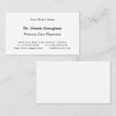 Nostalgisch,  Visitekaartje (Voorkant / Achterkant)