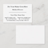 Nostalgisch Visitekaartje van de Specialist voor d (Voorkant / Achterkant)