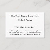 Nostalgisch Visitekaartje van de Specialist voor d (Voorkant)