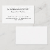 Nostalgisch Visitekaartje voor beroepsbeoefenaren  (Voorkant / Achterkant)