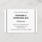 Nostalgisch Visitekaartje voor professionele gezon (Voorkant)