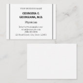 Nostalgisch Visitekaartje voor professionele gezon (Voorkant / Achterkant)