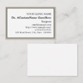 Nostalgisch Visitekaartje voor zorgverleners (Voorkant / Achterkant)