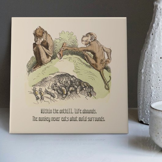 Nostalgisch Wilhelm Busch  Humorisme Rhyme Tegeltje