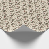 Nostalgisch Winter Wonderland Cadeaupapier (Hoek)