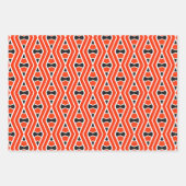 Nostalgische 70's Print in Retro Shades Inpakpapier Vel (Voorkant 3)